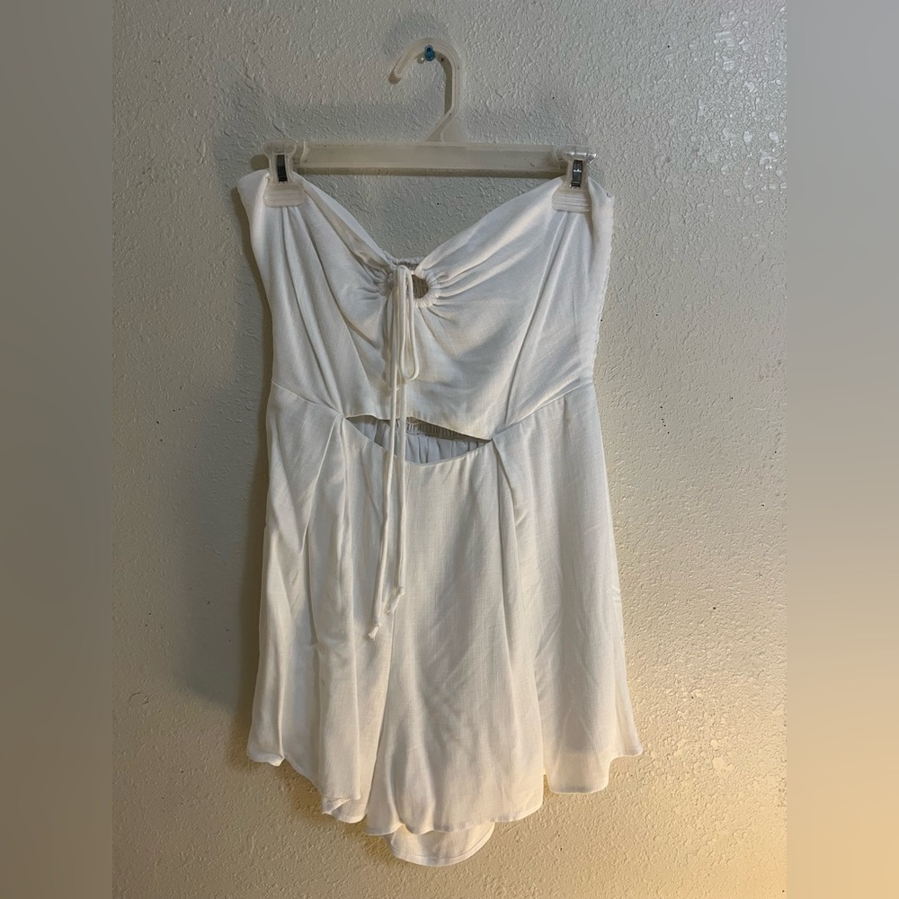M White Romper
